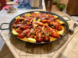 Paella au homard / prix par personne