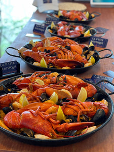 Paella au homard / prix par personne