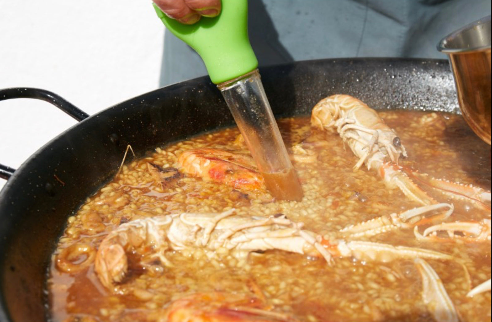 PIPETTE DE CUISINE POUR PAELLA